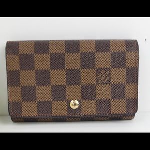 LV Damier Ebene Porte-Monnaie Tresor
